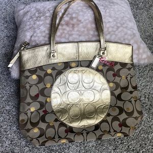 Coach tote handbag